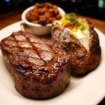 Steak dengan jamur