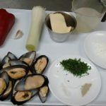 Mussels के साथ भुना हुआ मिर्च