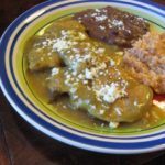 Chicken with green chile sauce