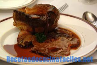 Roast Beef con pudines Yorkshire
