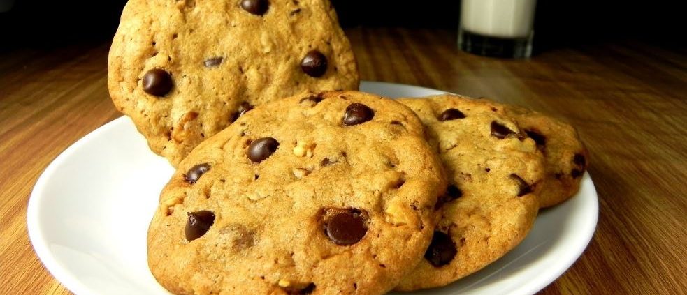 Cookies gigantes con trozos de chocolate