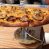 Pan de pizza con zucchinis grillados y pimientos ahumados